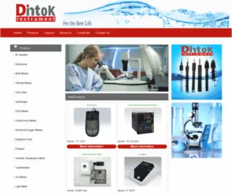 Dintok.com(Dintok instuments) Screenshot