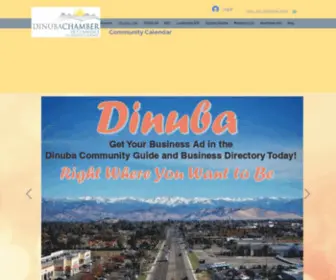 Dinubachamber.com(Dinuba Chamber of Commerce) Screenshot