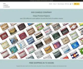 Diocandlecompany.com(Dio Candle) Screenshot