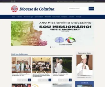 Diocesedecolatina.org.br(Diocese De Colatina) Screenshot