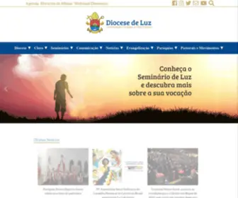 Diocesedeluz.org.br(Diocese de Luz) Screenshot