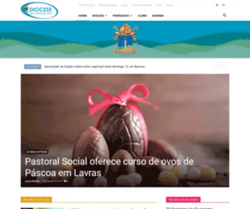 Diocesedesaojoaodelrei.com.br(Diocese de São João del Rei) Screenshot