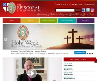 Diocesefl.org(Episcopal Diocese of Florida) Screenshot