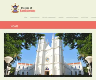 Dioceseofkumbakonam.org(Diocese of Kumbakonam) Screenshot