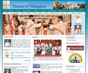 Dioceseofmangalore.com(Diocese of Mangalore) Screenshot