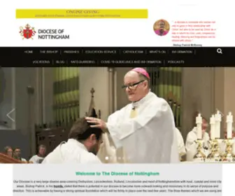 Dioceseofnottingham.uk(Diocese of Nottingham) Screenshot