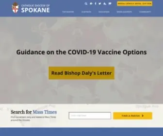 Dioceseofspokane.org(Catholic Diocese of Spokane) Screenshot