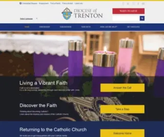 Dioceseoftrenton.org(Diocese of Trenton) Screenshot
