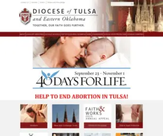 Dioceseoftulsa.org(The Roman Catholic Diocese of Tulsa) Screenshot