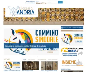 Diocesiandria.org(Diocesi di Andria) Screenshot