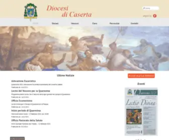 Diocesicaserta.it(Info e news dalla Curia Casertana) Screenshot