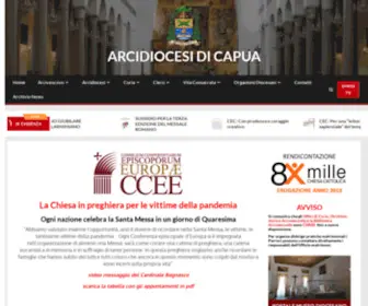 Diocesidicapua.it(Arcidiocesi di Capua) Screenshot