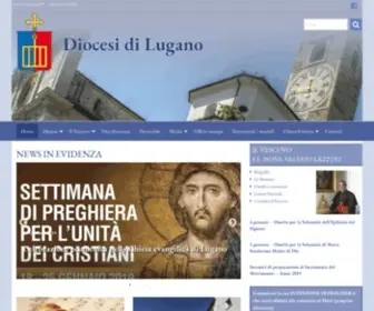 Diocesilugano.ch(Diocesi di Lugano) Screenshot