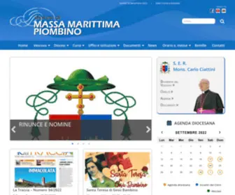 Diocesimassamarittima.it(Diocesi di Massa Marittima Piombino) Screenshot