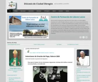 Diocesisdeciudadobregon.org(Diócesis de Ciudad Obregón) Screenshot