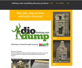 Diodump.com(Military scale modelling diorama products) Screenshot