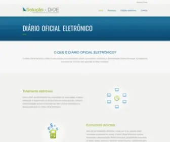 Dioe.com.br(Diário Oficial Eletrônico) Screenshot