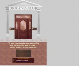 Diogenes-Club.com(The Diogenes Club) Screenshot