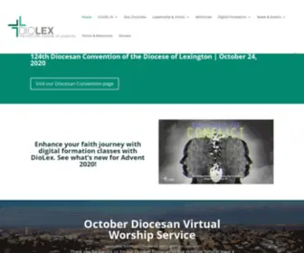 Diolex.net(The Episcopal Diocese of Lexington) Screenshot