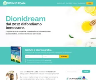 Dionidream.com(Benessere naturale e sviluppo personale) Screenshot