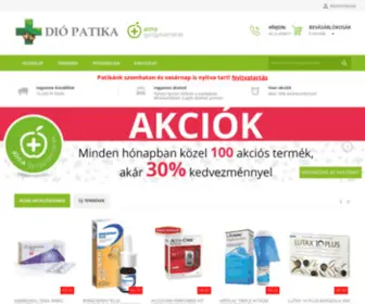 Diopatika.hu(Dió Patika Webshop) Screenshot