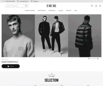 Dior.us(Dior official website) Screenshot