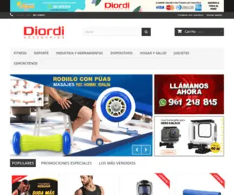 Diordi.com(Tienda de accesorios deportivos) Screenshot