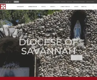 Diosav.org(The Roman Catholic Diocese of Savannah) Screenshot