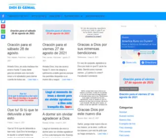 Diosesgenial.com(Reflexiones para la vida) Screenshot