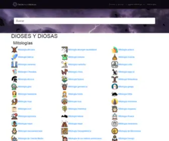 Diosesydiosas.com(Dioses) Screenshot
