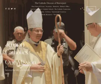 Dioshpt.org(The Catholic Diocese of Shreveport) Screenshot