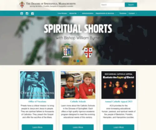 Diospringfield.org(Roman Catholic Diocese) Screenshot