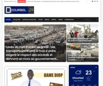 Diourbel24.com(Toute l'information du senegal en temps réel) Screenshot