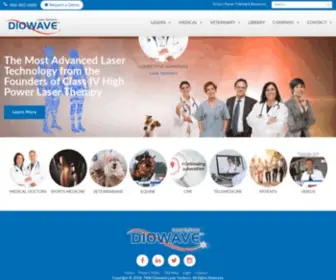 Diowavelaser.com(Diowave Class IV High) Screenshot