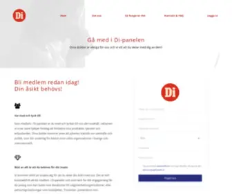 Dipanelen.se(Di.se home) Screenshot