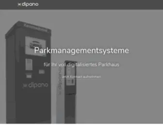 Dipano.com(Parkmanagementsysteme und Zugangssysteme) Screenshot