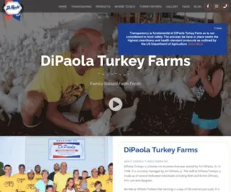 Dipaolaturkeyfarm.com(DiPaola Turkey Farms) Screenshot