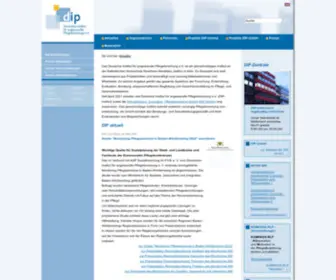 Dip.de(Deutsches Institut für angewandte Pflegeforschung e.V) Screenshot