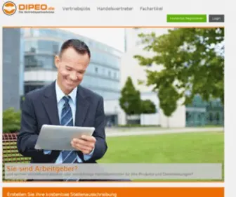 Dipeo.de(Handelsvertreter und Vertriebspartner finden) Screenshot