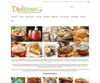 Diplicious.com(Yummy, Easy-to-Make Artisan Food Mixes) Screenshot