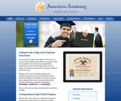 Diplomaathome.com(Get Your High School Diploma at Home) Screenshot