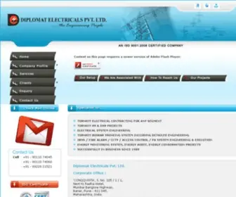 Diplomatelectricals.com(Turnkey Electrical Projects) Screenshot