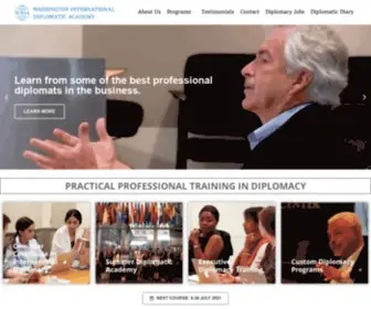 Diplomaticacademy.us(The Washington International Diplomatic Academy) Screenshot