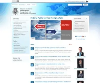 Diplomatie.be(Foreign affairs) Screenshot