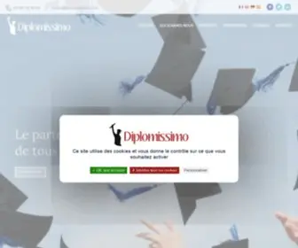 Diplomissimo.com(Tenues & accessoires remise de diplôme) Screenshot