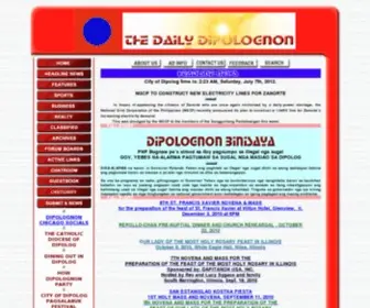 Dipolognon.com(City of Dipolog Online News (Philippines)) Screenshot