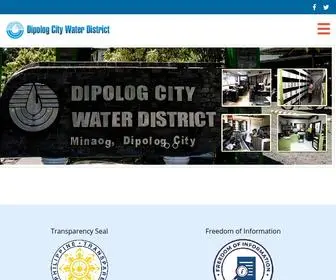 Dipologwater.gov.ph(Dipolog City Water District) Screenshot