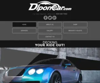 Diponcar.com(Plasti Dipping Services) Screenshot