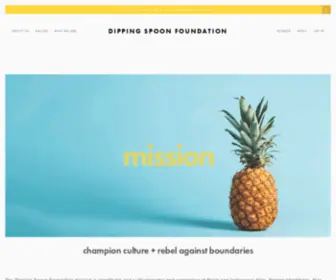 Dippingspoon.org(Dipping spoon foundation) Screenshot