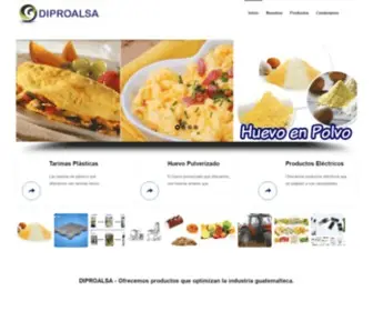 Diproalsa.com(Tarimas Plásticas Guatemala) Screenshot